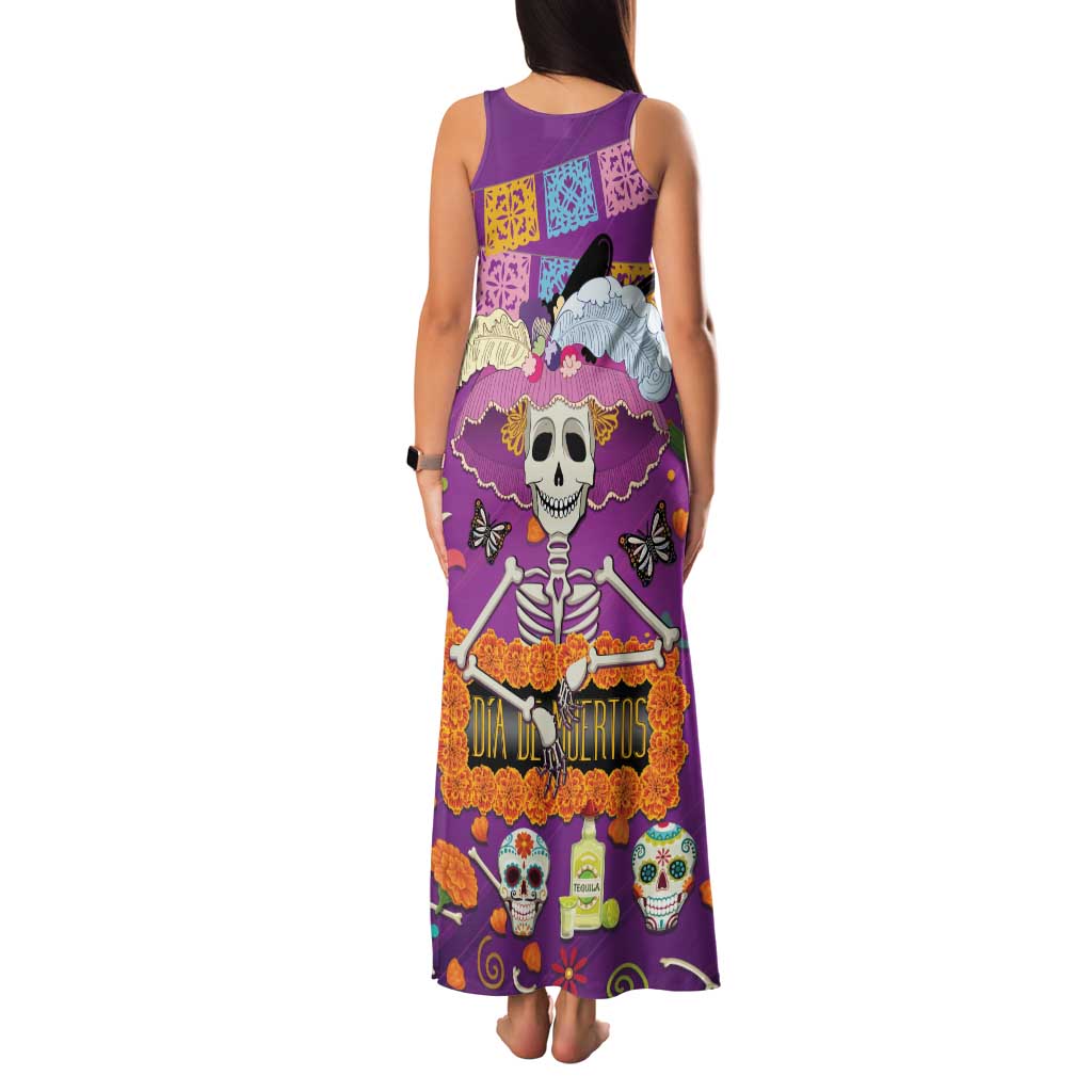 Dia De Muertos Mexico Family Matching Tank Maxi Dress and Hawaiian Shirt La Calavera Catrina - Wonder Print Shop