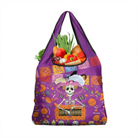 Dia De Muertos Mexico Grocery Bag La Calavera Catrina - Wonder Print Shop