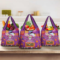 Dia De Muertos Mexico Grocery Bag La Calavera Catrina - Wonder Print Shop