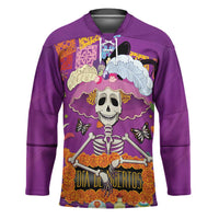 Dia De Muertos Mexico Hockey Jersey La Calavera Catrina - Wonder Print Shop