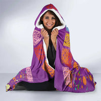 Dia De Muertos Mexico Hooded Blanket La Calavera Catrina - Wonder Print Shop