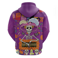 Dia De Muertos Mexico Hoodie La Calavera Catrina - Wonder Print Shop
