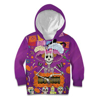 Dia De Muertos Mexico Kid Hoodie La Calavera Catrina - Wonder Print Shop