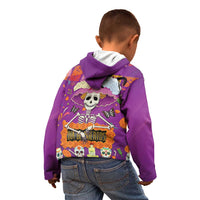 Dia De Muertos Mexico Kid Hoodie La Calavera Catrina - Wonder Print Shop