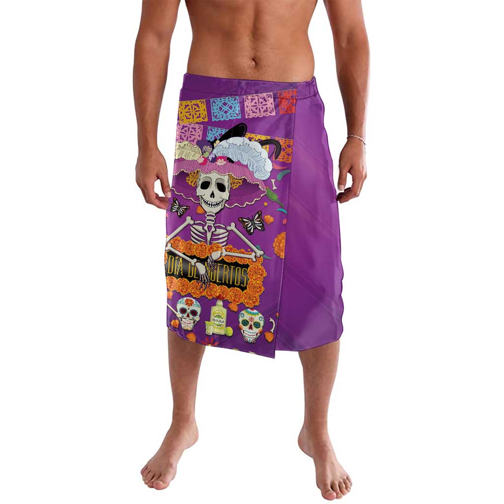 Dia De Muertos Mexico Lavalava La Calavera Catrina - Wonder Print Shop