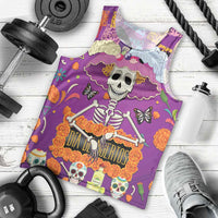 Dia De Muertos Mexico Men Tank Top La Calavera Catrina - Wonder Print Shop