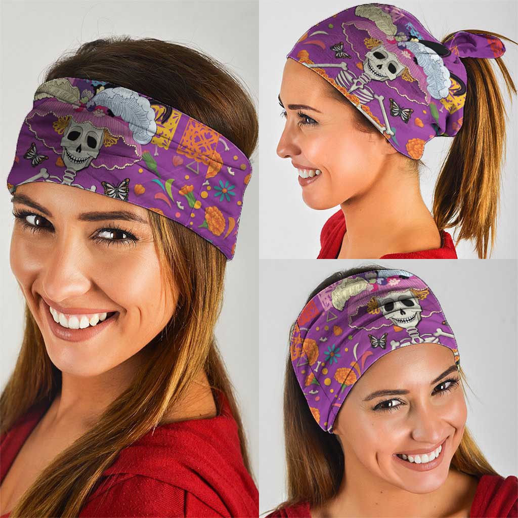 Dia De Muertos Mexico Neck Gaiter La Calavera Catrina - Wonder Print Shop