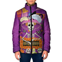 Dia De Muertos Mexico Padded Jacket La Calavera Catrina - Wonder Print Shop