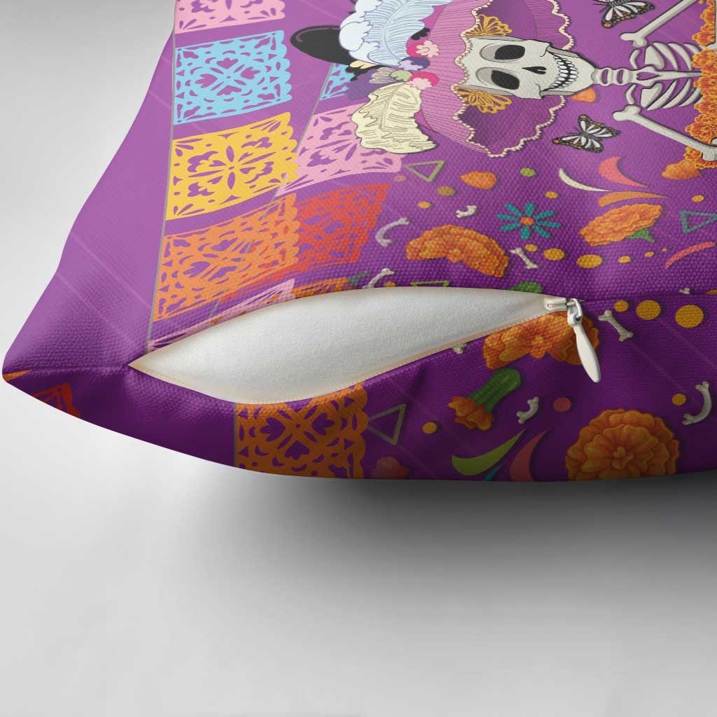 Dia De Muertos Mexico Pillow Cover La Calavera Catrina - Wonder Print Shop