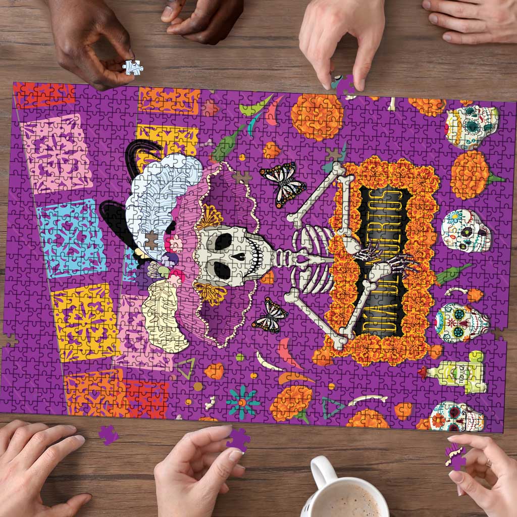 Dia De Muertos Mexico Puzzle La Calavera Catrina - Wonder Print Shop