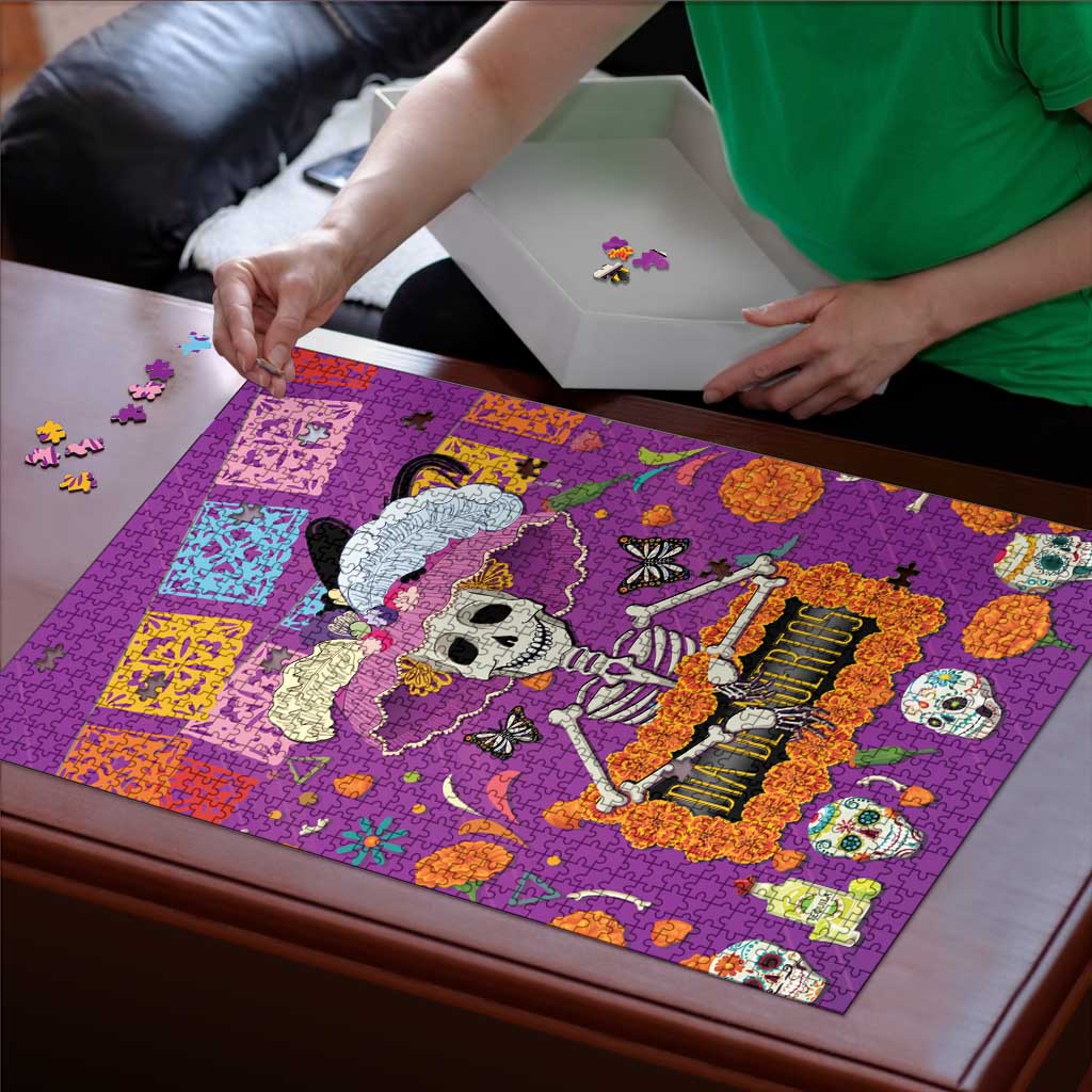 Dia De Muertos Mexico Puzzle La Calavera Catrina - Wonder Print Shop