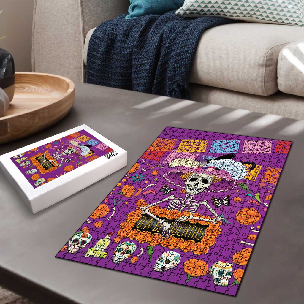 Dia De Muertos Mexico Puzzle La Calavera Catrina - Wonder Print Shop