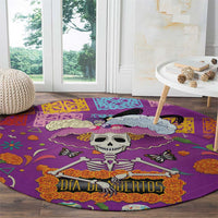 Dia De Muertos Mexico Round Carpet La Calavera Catrina - Wonder Print Shop