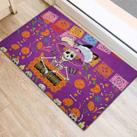 Dia De Muertos Mexico Rubber Doormat La Calavera Catrina - Wonder Print Shop
