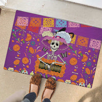 Dia De Muertos Mexico Rubber Doormat La Calavera Catrina - Wonder Print Shop