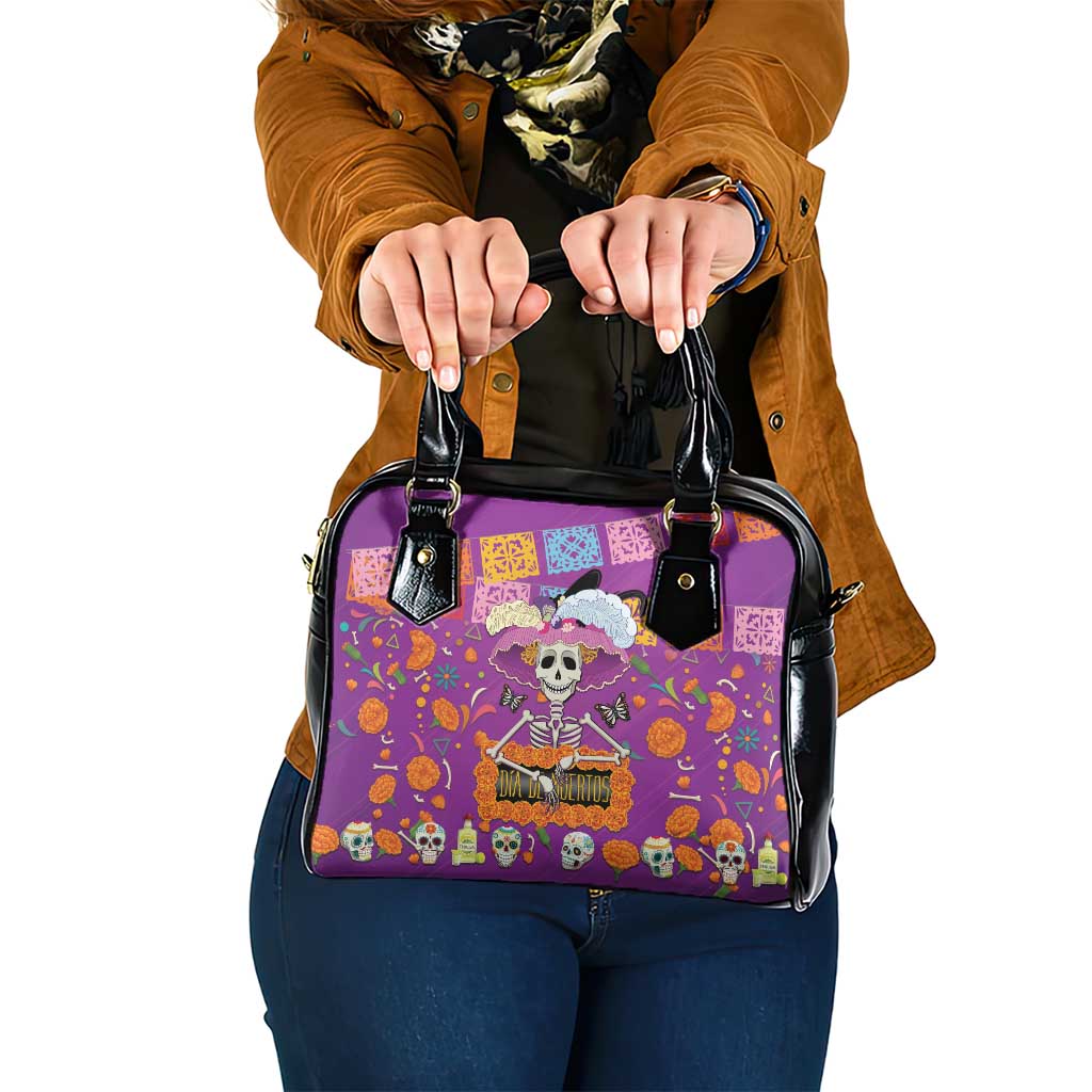 Dia De Muertos Mexico Shoulder Handbag La Calavera Catrina - Wonder Print Shop