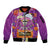 Dia De Muertos Mexico Sleeve Zip Bomber Jacket La Calavera Catrina - Wonder Print Shop