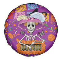 Dia De Muertos Mexico Spare Tire Cover La Calavera Catrina - Wonder Print Shop