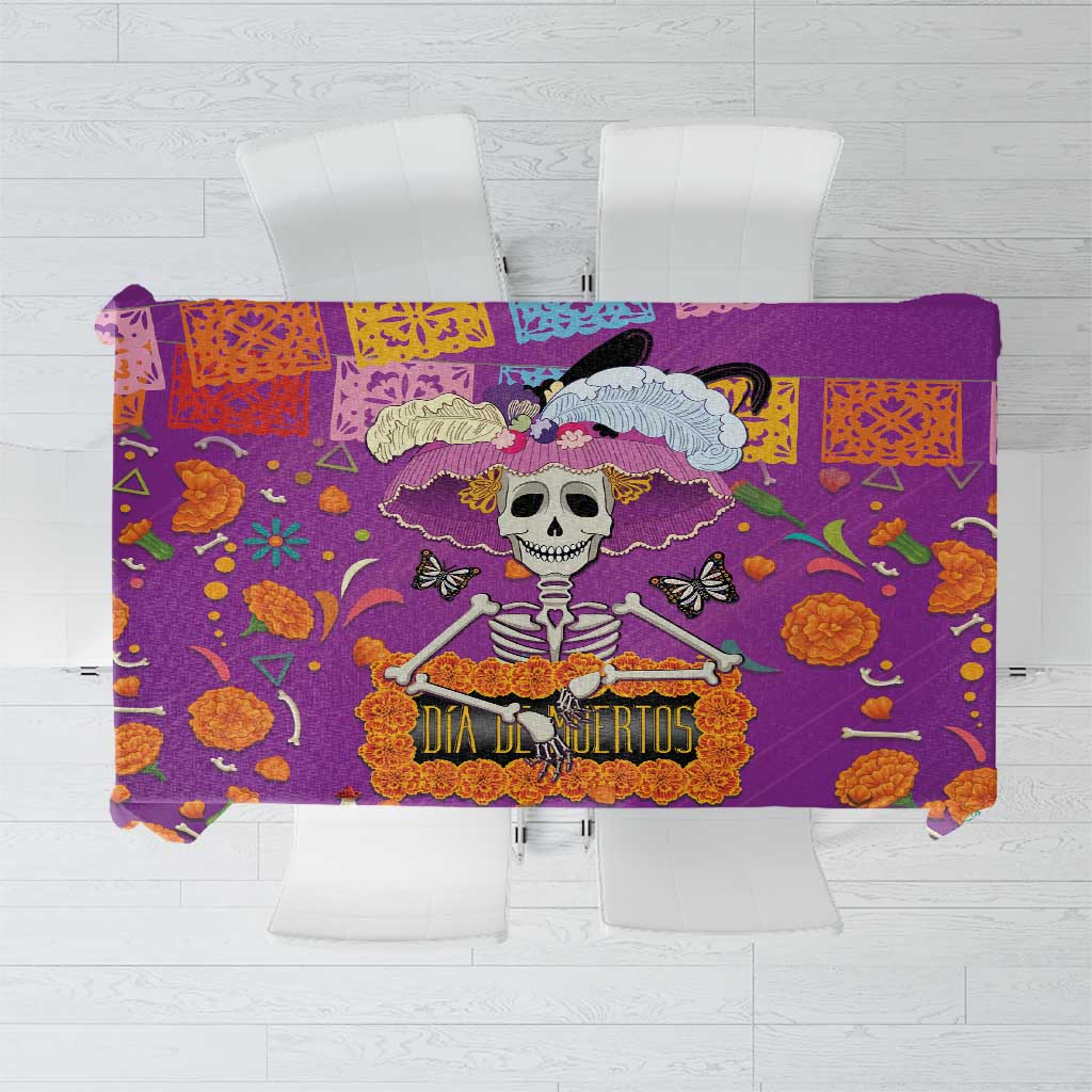 Dia De Muertos Mexico Tablecloth La Calavera Catrina - Wonder Print Shop