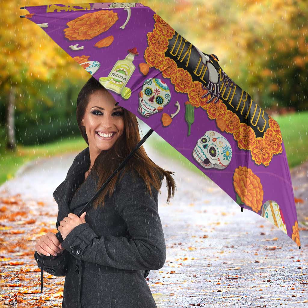 Dia De Muertos Mexico Umbrella La Calavera Catrina - Wonder Print Shop