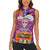 Dia De Muertos Mexico Women Sleeveless Polo Shirt La Calavera Catrina - Wonder Print Shop