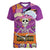 Dia De Muertos Mexico Women V-Neck T-Shirt La Calavera Catrina - Wonder Print Shop