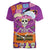 Dia De Muertos Mexico Women V-Neck T-Shirt La Calavera Catrina - Wonder Print Shop