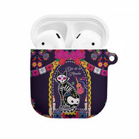 Mexico Day Of The Dead AirPods Case Cat Skeleton Dia De Los Meowtos - Wonder Print Shop