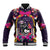 Mexico Day Of The Dead Baseball Jacket Cat Skeleton Dia De Los Meowtos - Wonder Print Shop