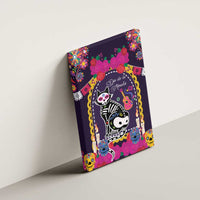 Mexico Day Of The Dead Canvas Wall Art Cat Skeleton Dia De Los Meowtos - Wonder Print Shop
