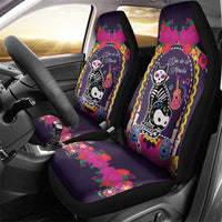 Mexico Day Of The Dead Car Seat Cover Cat Skeleton Dia De Los Meowtos - Wonder Print Shop