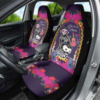 Mexico Day Of The Dead Car Seat Cover Cat Skeleton Dia De Los Meowtos - Wonder Print Shop