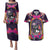 Mexico Day Of The Dead Couples Matching Puletasi and Hawaiian Shirt Cat Skeleton Dia De Los Meowtos - Wonder Print Shop
