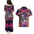 Mexico Day Of The Dead Couples Matching Puletasi and Hawaiian Shirt Cat Skeleton Dia De Los Meowtos - Wonder Print Shop