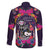 Mexico Day Of The Dead Family Matching Off Shoulder Short Dress and Hawaiian Shirt Cat Skeleton Dia De Los Meowtos - Wonder Print Shop
