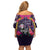 Mexico Day Of The Dead Family Matching Off Shoulder Short Dress and Hawaiian Shirt Cat Skeleton Dia De Los Meowtos - Wonder Print Shop