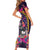 Mexico Day Of The Dead Family Matching Short Sleeve Bodycon Dress and Hawaiian Shirt Cat Skeleton Dia De Los Meowtos - Wonder Print Shop