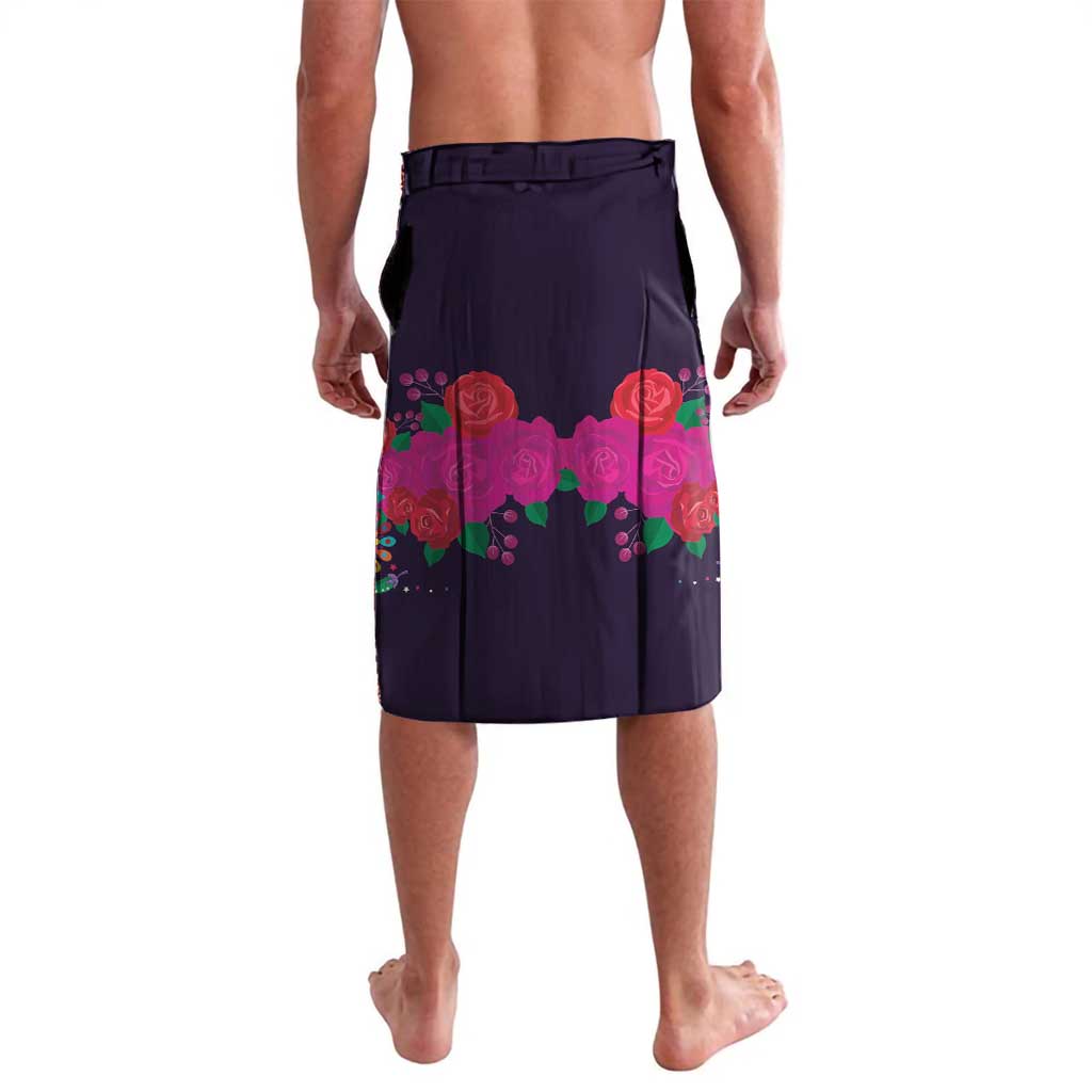 Mexico Day Of The Dead Lavalava Cat Skeleton Dia De Los Meowtos - Wonder Print Shop