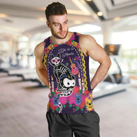 Mexico Day Of The Dead Men Tank Top Cat Skeleton Dia De Los Meowtos - Wonder Print Shop