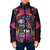 Mexico Day Of The Dead Padded Jacket Cat Skeleton Dia De Los Meowtos - Wonder Print Shop
