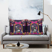 Mexico Day Of The Dead Pillow Cover Cat Skeleton Dia De Los Meowtos - Wonder Print Shop