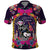 Mexico Day Of The Dead Polo Shirt Cat Skeleton Dia De Los Meowtos - Wonder Print Shop