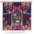 Mexico Day Of The Dead Shower Curtain Cat Skeleton Dia De Los Meowtos - Wonder Print Shop