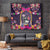 Mexico Day Of The Dead Tapestry Cat Skeleton Dia De Los Meowtos - Wonder Print Shop