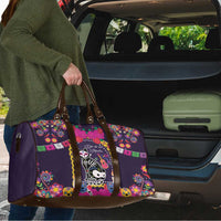 Mexico Day Of The Dead Travel Bag Cat Skeleton Dia De Los Meowtos - Wonder Print Shop