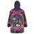 Mexico Day Of The Dead Wearable Blanket Hoodie Cat Skeleton Dia De Los Meowtos - Wonder Print Shop