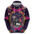 Mexico Day Of The Dead Zip Hoodie Cat Skeleton Dia De Los Meowtos - Wonder Print Shop