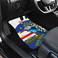 Cape Verde Car Mats Grey-Headed Kingfisher Mix Honey Locust - Wonder Print Shop