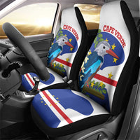 Cape Verde Car Seat Cover Grey-Headed Kingfisher Mix Honey Locust - Wonder Print Shop