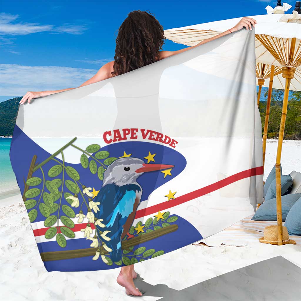 Cape Verde Sarong Grey-Headed Kingfisher Mix Honey Locust - Wonder Print Shop